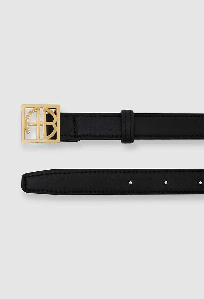 Monogram Belt - Black - Image 4