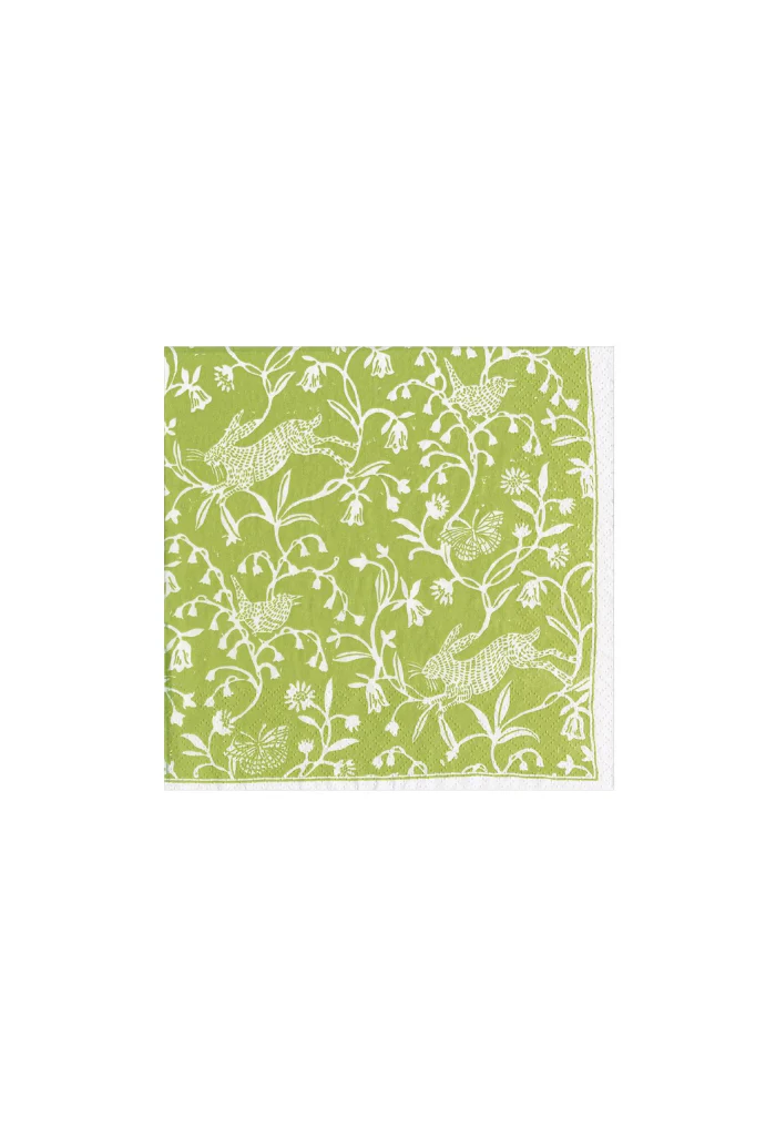 Moss Green Hedgerow Luncheon Napkins