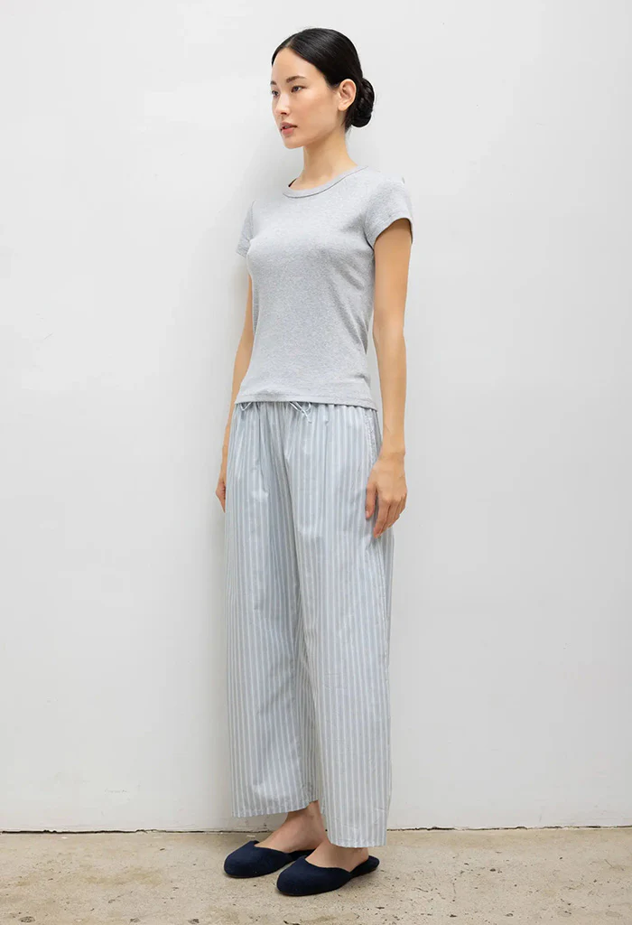 Nando Slim Fit Tee - Light Grey Mélange - Image 5