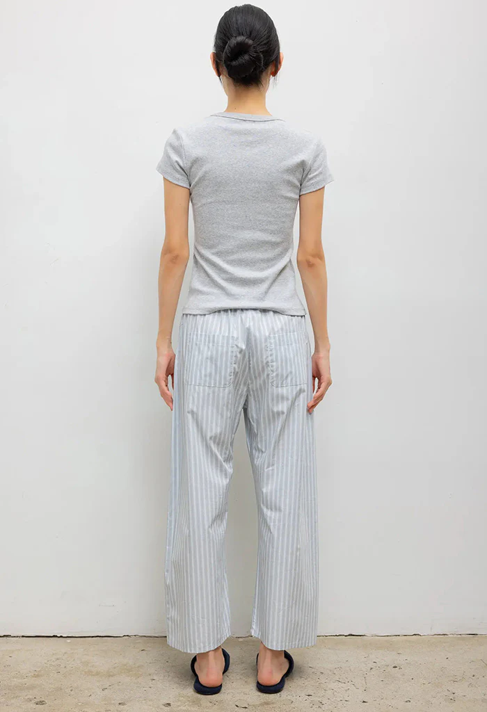 Nando Slim Fit Tee - Light Grey Mélange - Image 6