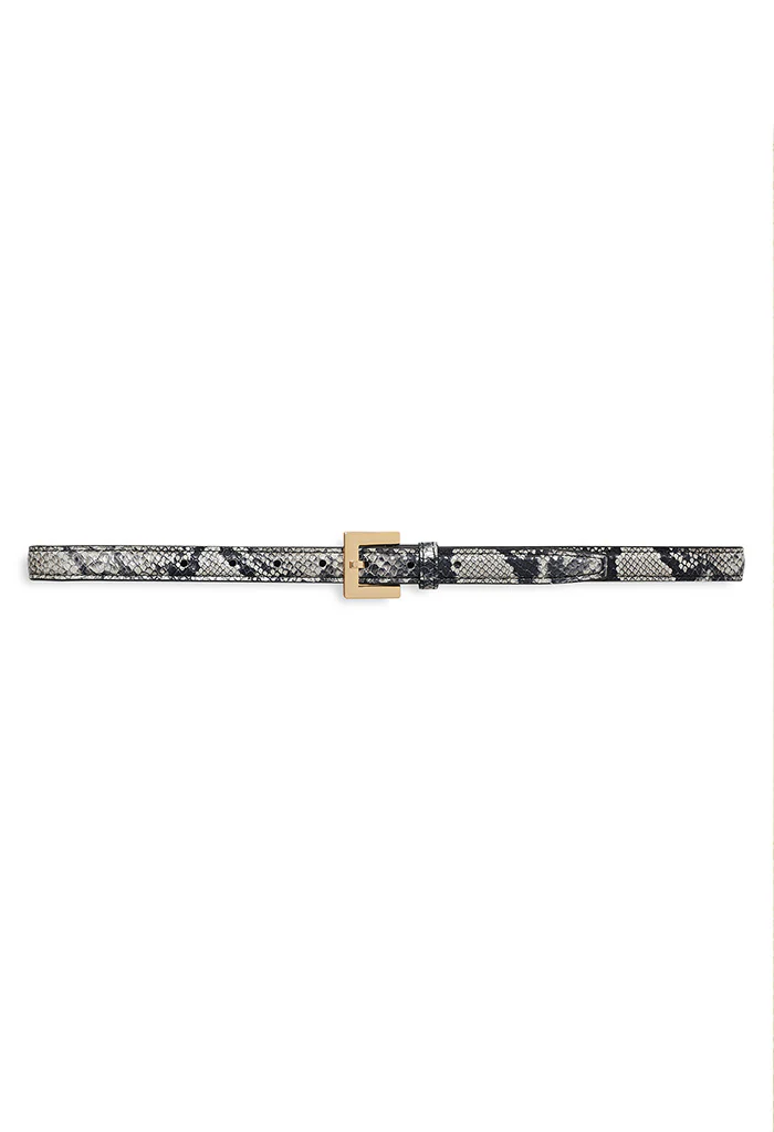 Nicola Belt – Black and White Snake - Image 2