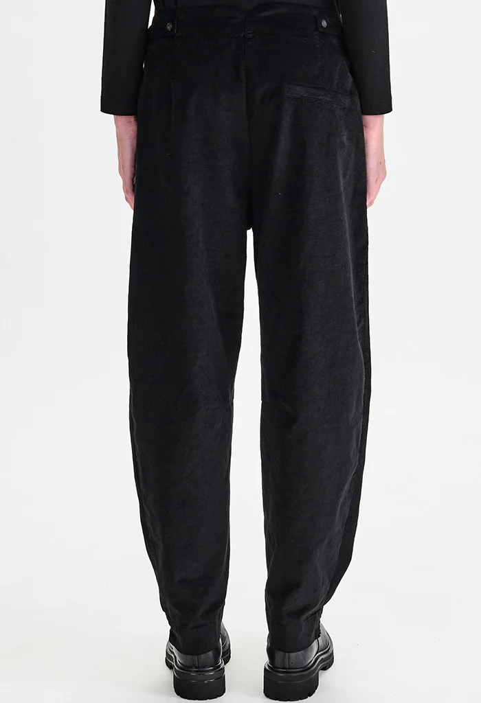 Cotton Relaxed Pant - Black - Image 3