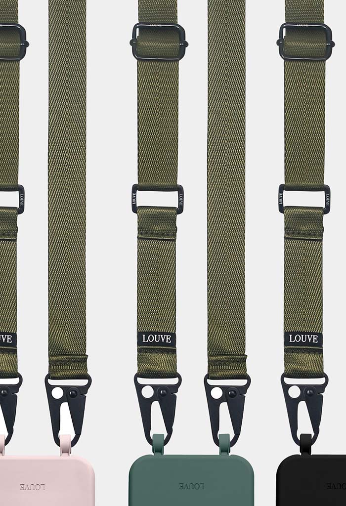 Olive Green Crossbody Phone Lanyard - Image 4