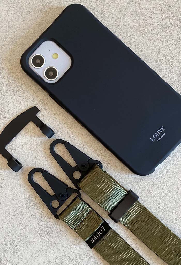 Olive Green Crossbody Phone Lanyard - Image 6
