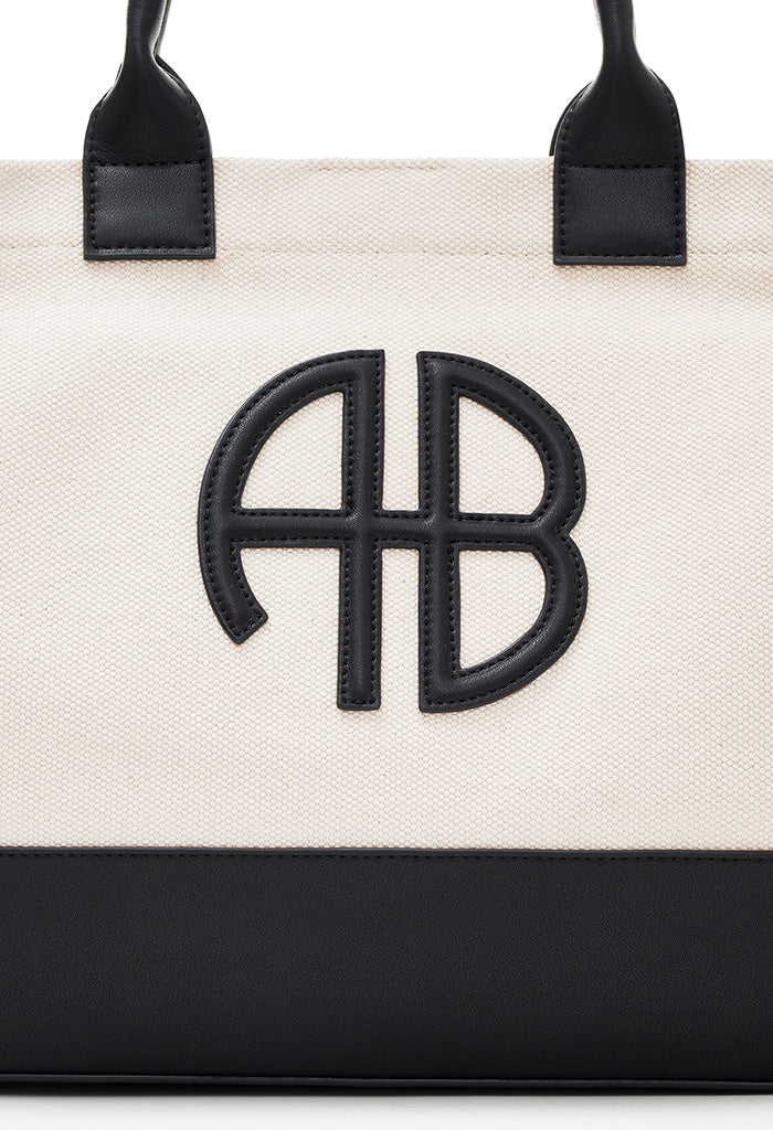 Medium Lara Tote - Natural Canvas - Image 3