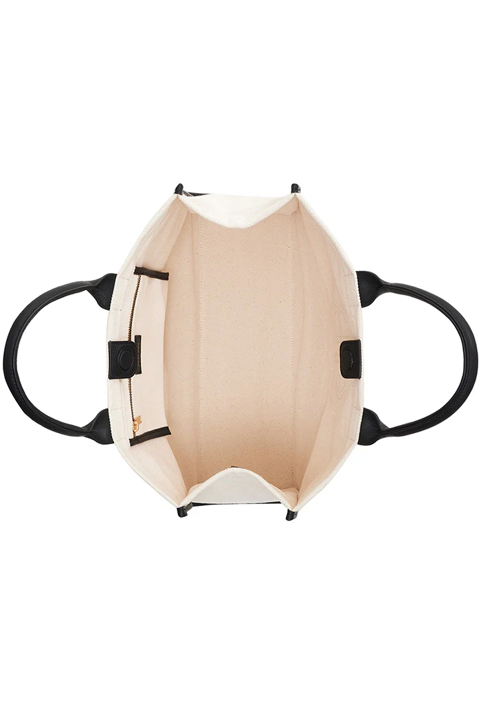 Medium Lara Tote - Natural Canvas - Image 4