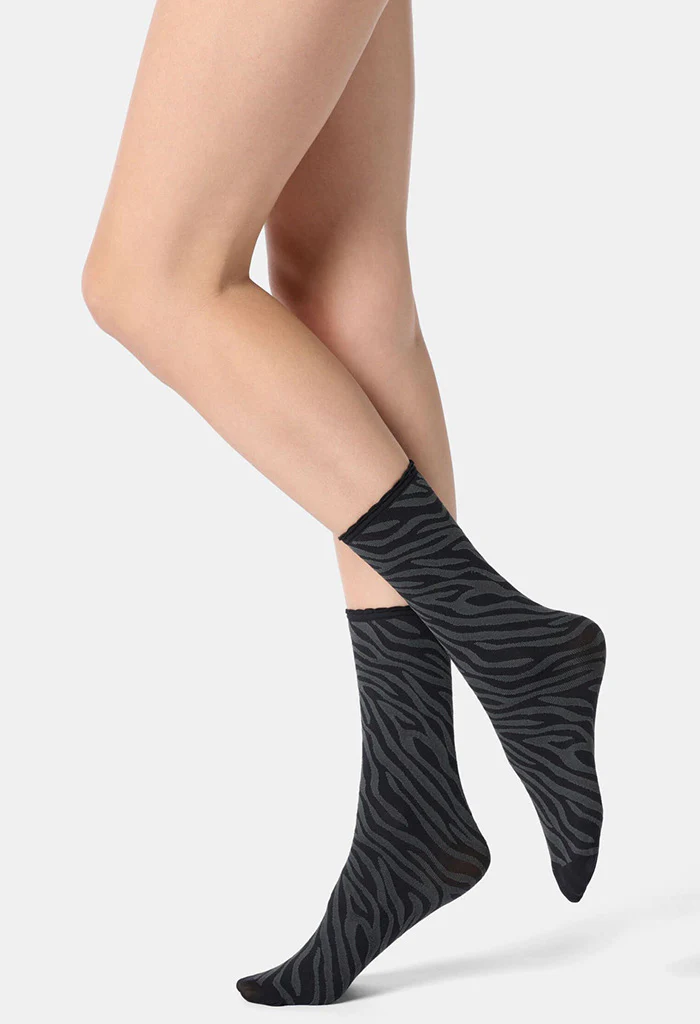 Opaque Socks Savage - Black and Grey - Image 3