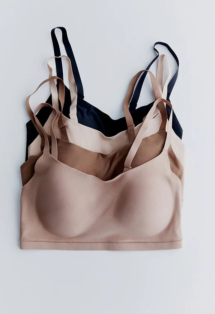 Padded Bralette - Nude - Image 4