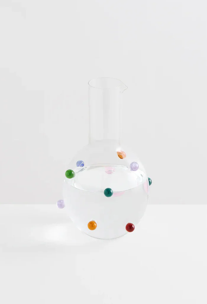 Pomponette Carafe - Clear/ Multi - Image 3