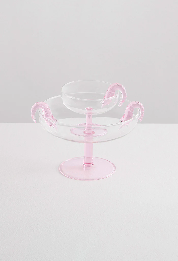 Prawn Cocktail Platter - Clear/ Pink - Image 3