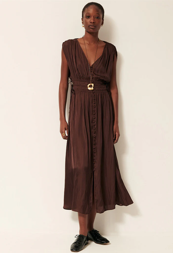 Prezianni Dress - Mocha - Image 2