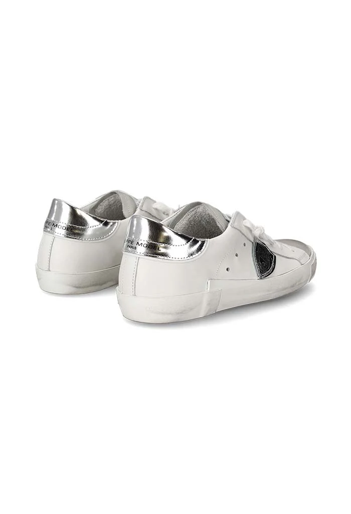 PRSX Low Woman - Basic Blanc Argent - Image 4