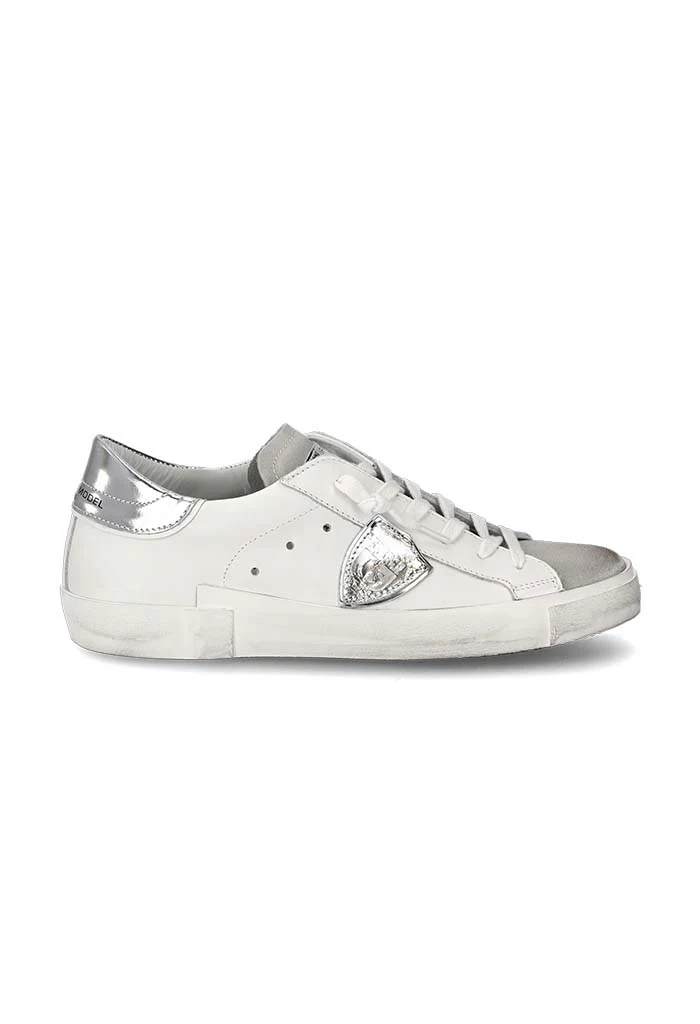 PRSX Low Woman - Basic Blanc Argent - Image 5