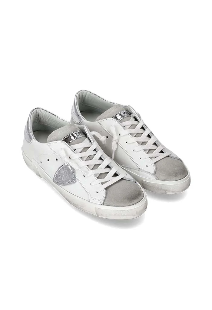 PRSX Low Woman - Basic Blanc Argent - Image 6