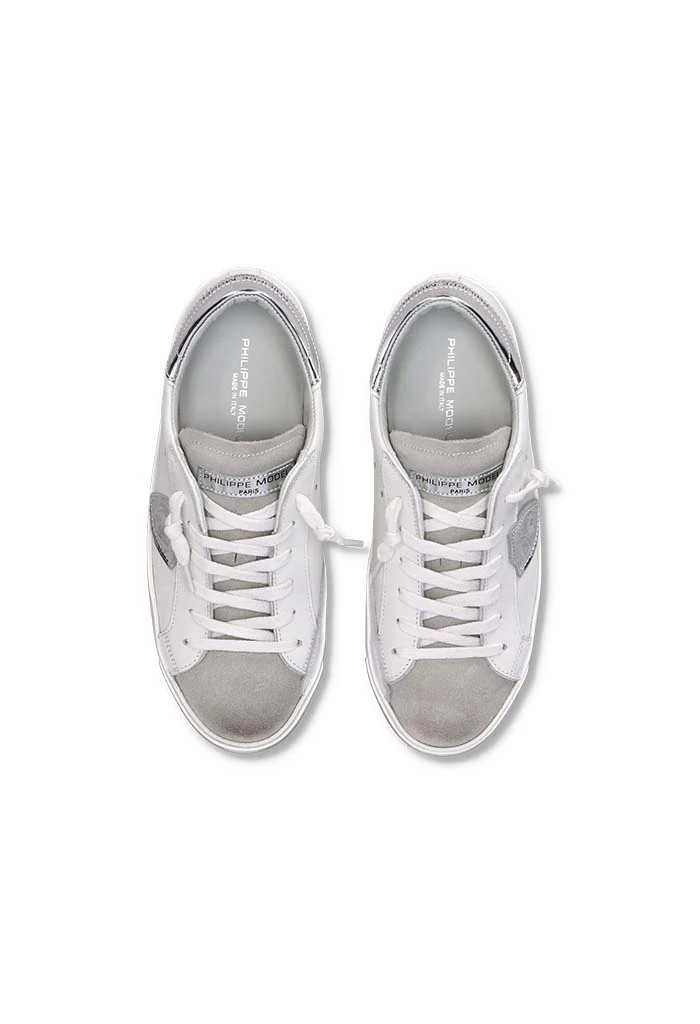 PRSX Low Woman - Basic Blanc Argent - Image 7