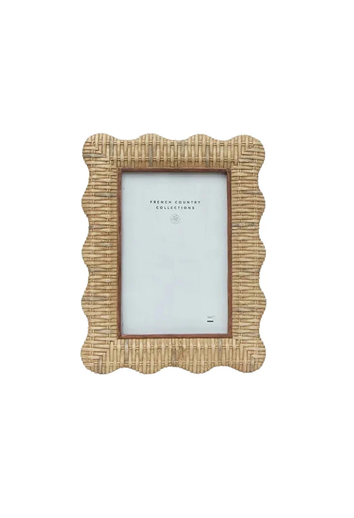 Rattan Wavy Photo Frame - 4x6