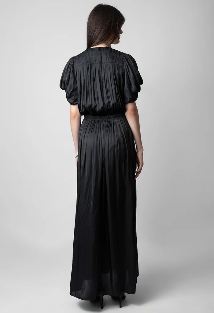 Reina Satin Dress - Image 3