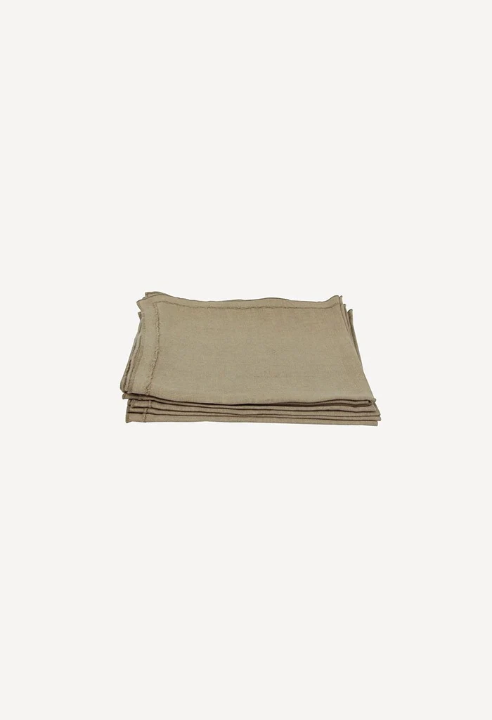 Riley Napkin - Taupe - Image 3