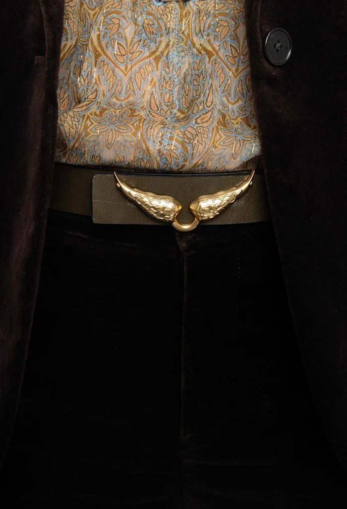 Rock Reversible Vintage Belt 30mm - Noir / Khaki - Image 5