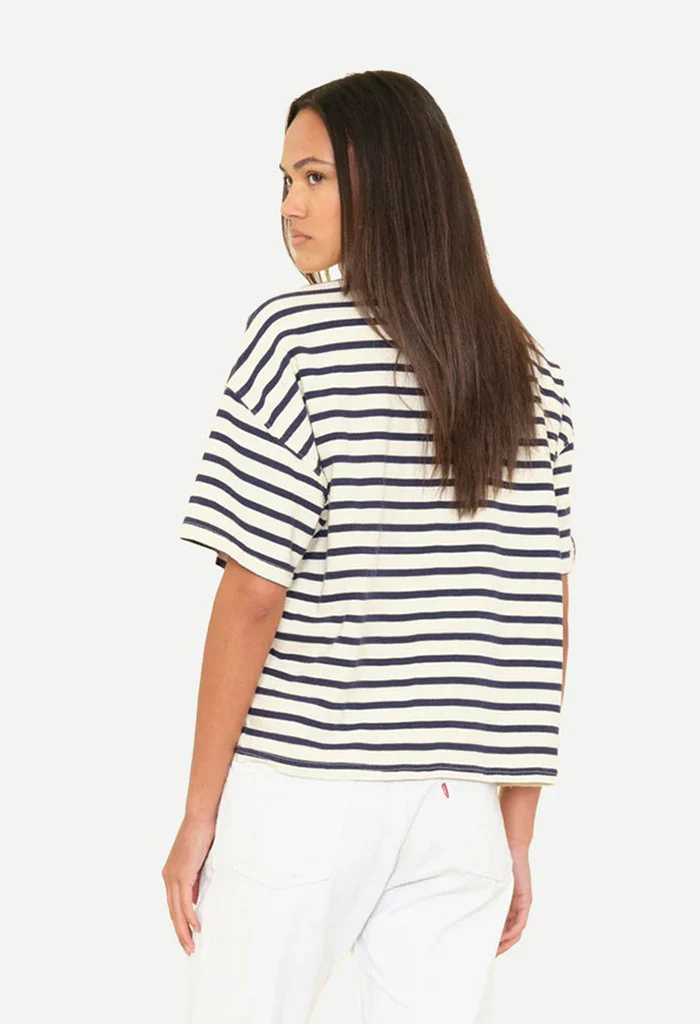 Romeo Tee - Natural Stripe - Image 3