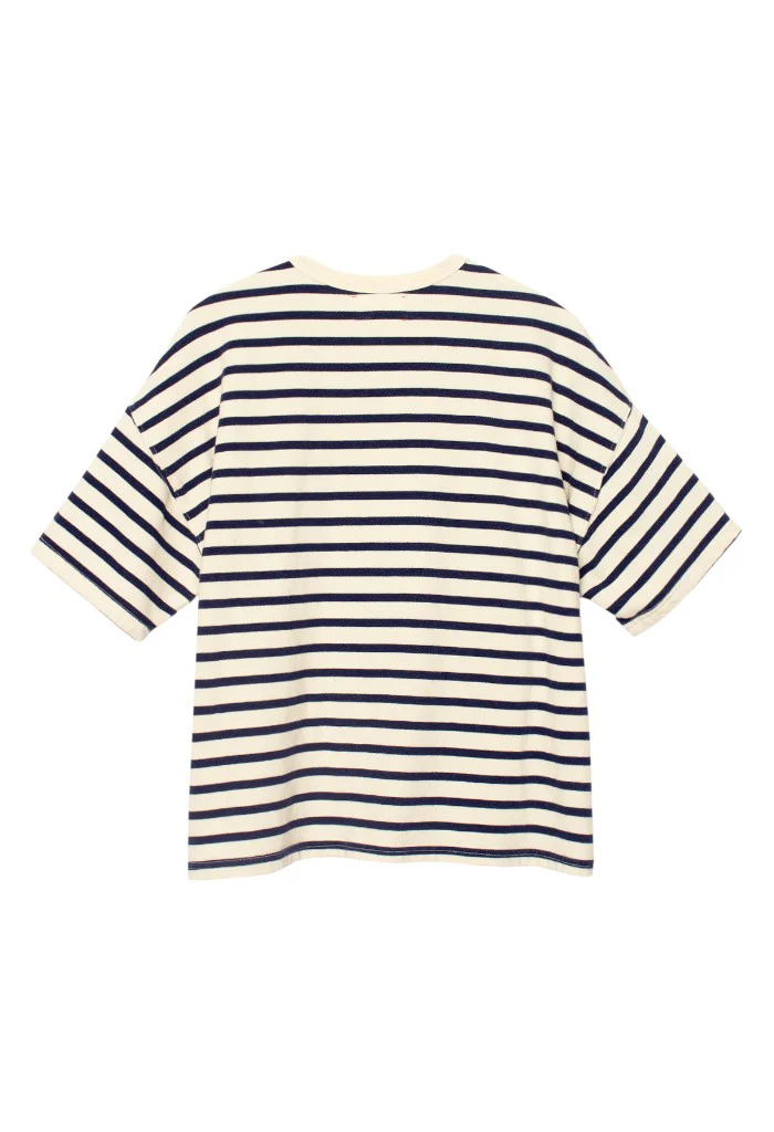 Romeo Tee - Natural Stripe - Image 4