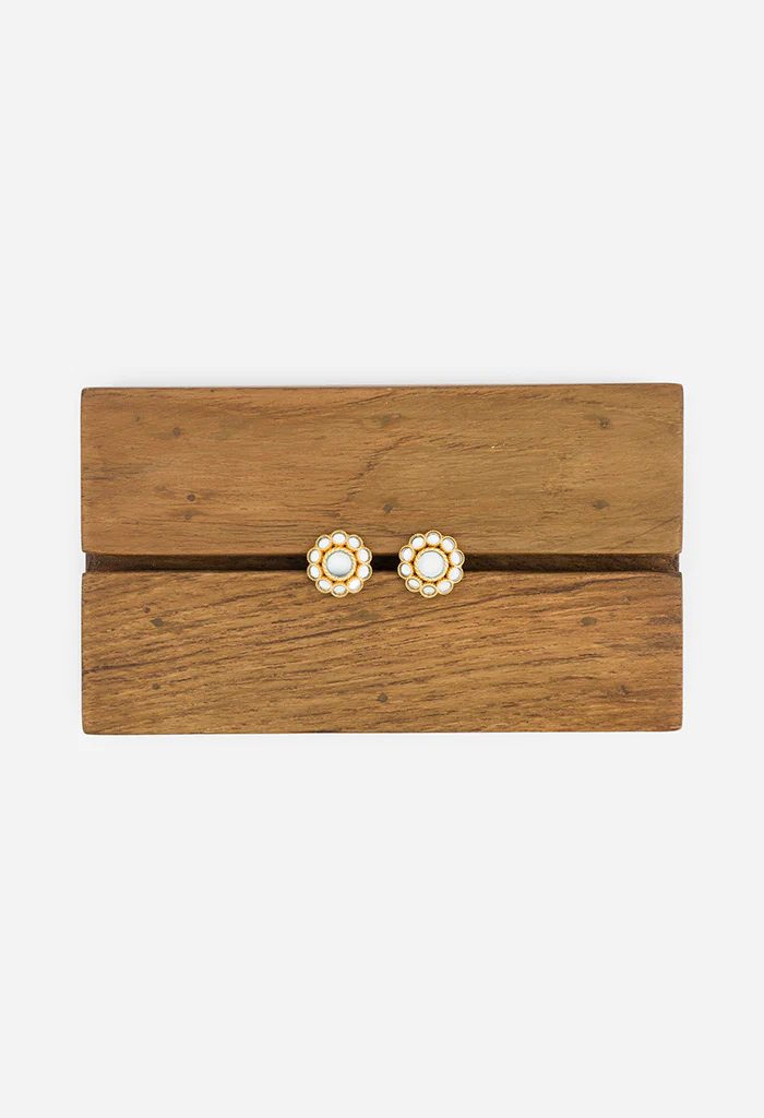 Rosace Jewelry Buttons - Gold - Image 3