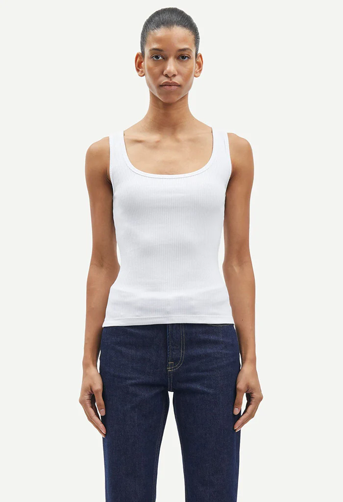 Saamanza Tank Top - White - Image 2