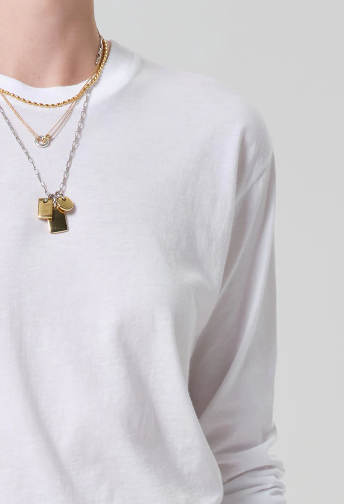 Sabine Cropped Long Sleeve - White - Image 4