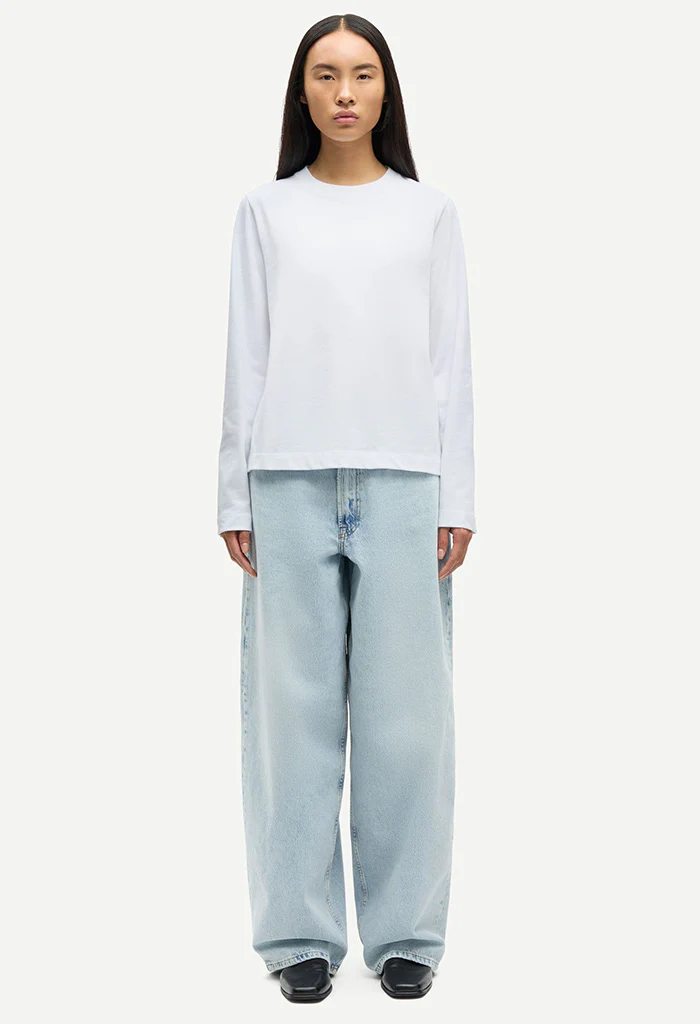 Sacamino LS T-Shirt - White - Image 3
