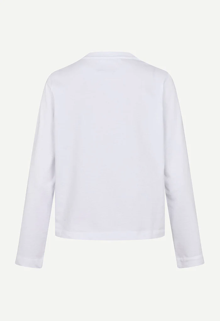 Sacamino LS T-Shirt - White - Image 8