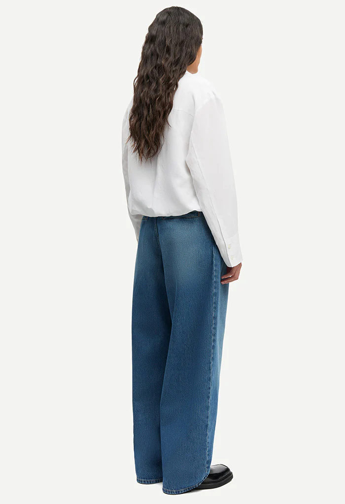 Saharper Pleat Jeans - Fluid Denim - Image 5