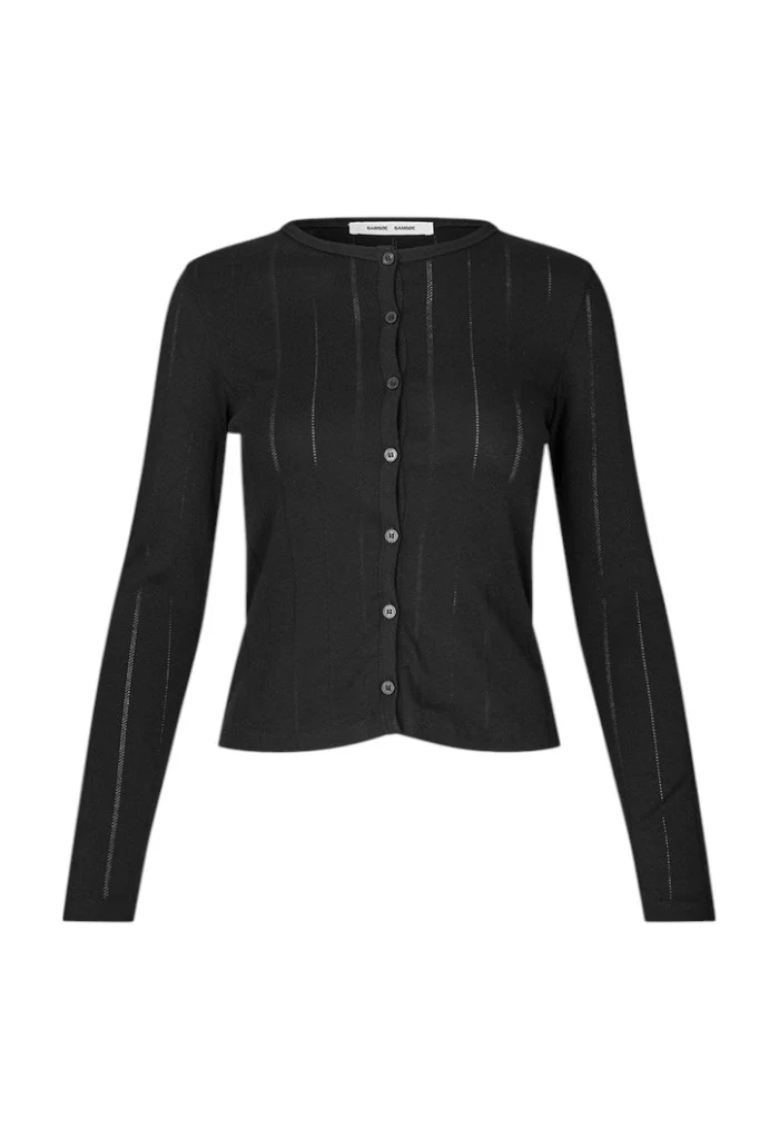 Sajunes LS Cardigan - Black