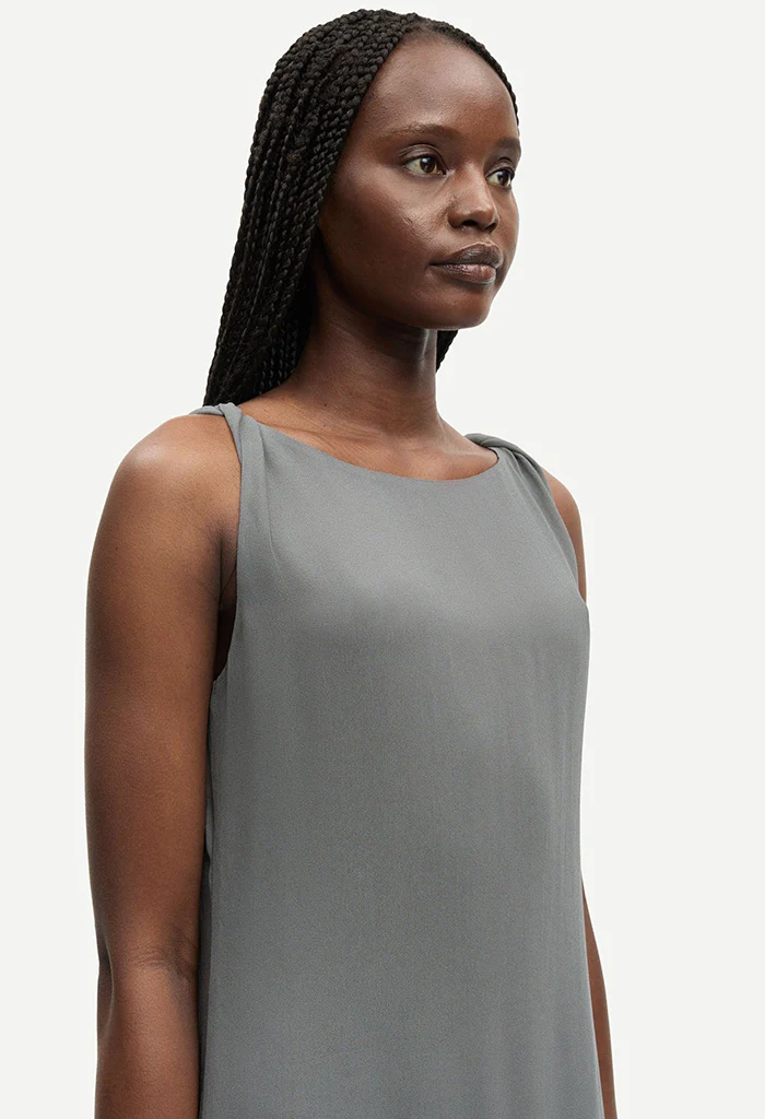 Samika Dress - Gunmetal - Image 3