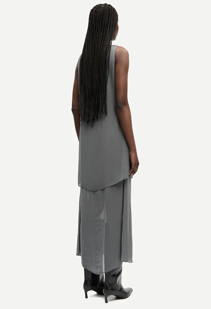 Samika Dress - Gunmetal - Image 5