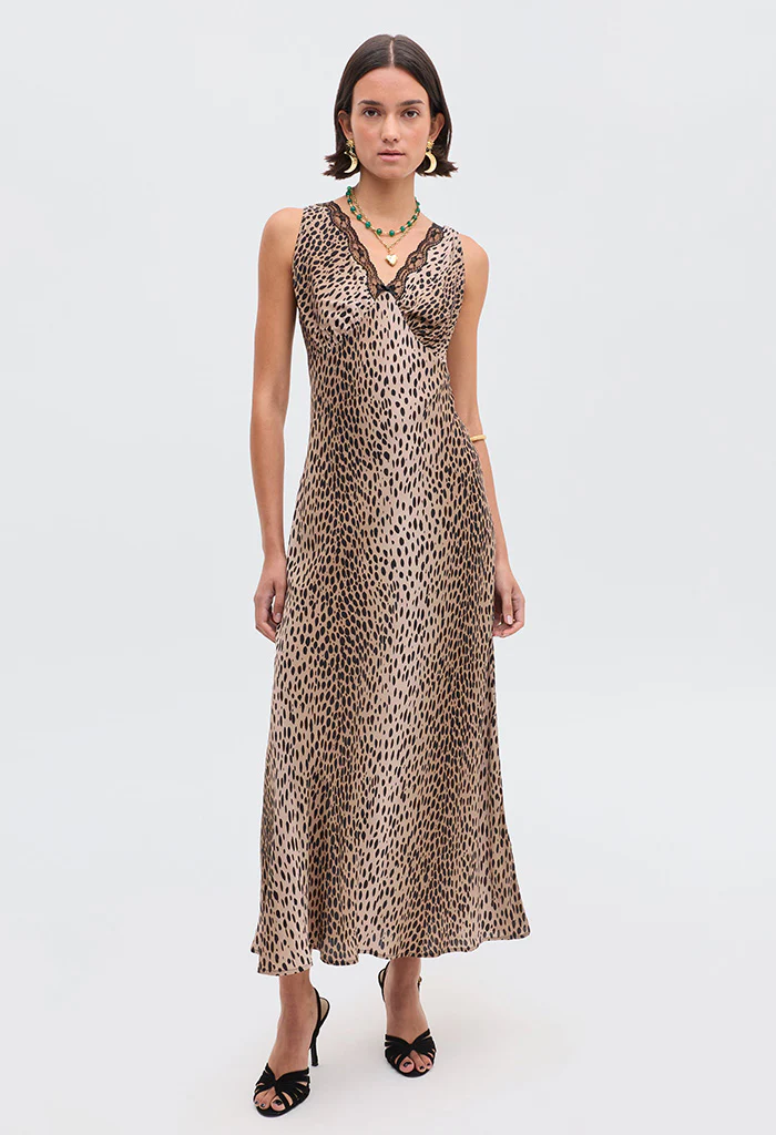 Sandrine Dress - Antelope Spot Black - Image 2