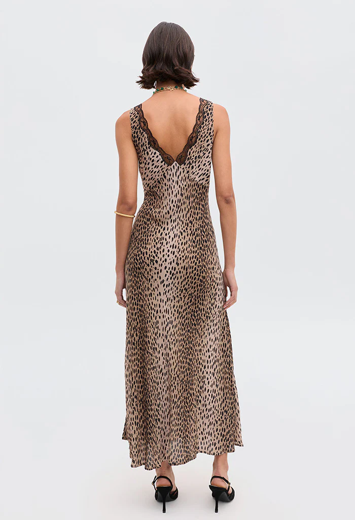 Sandrine Dress - Antelope Spot Black - Image 6