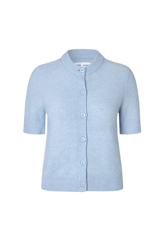 Sanoura SS Cardigan - Cashmere Blue