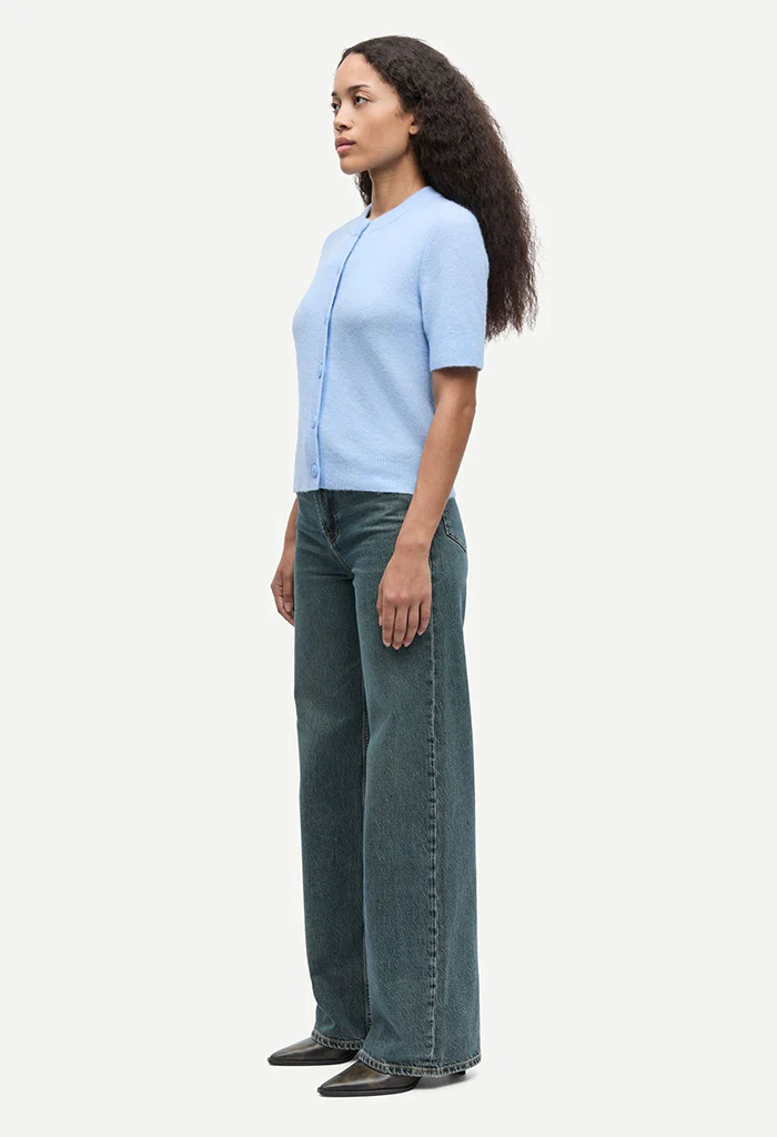 Sanoura SS Cardigan - Cashmere Blue - Image 5