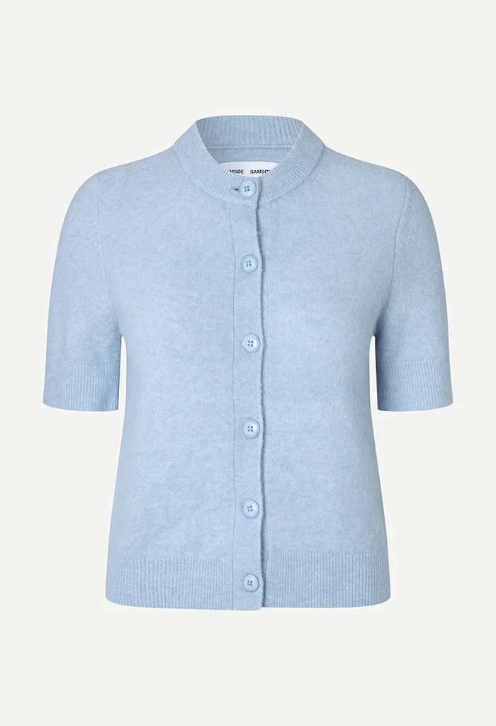 Sanoura SS Cardigan - Cashmere Blue - Image 7