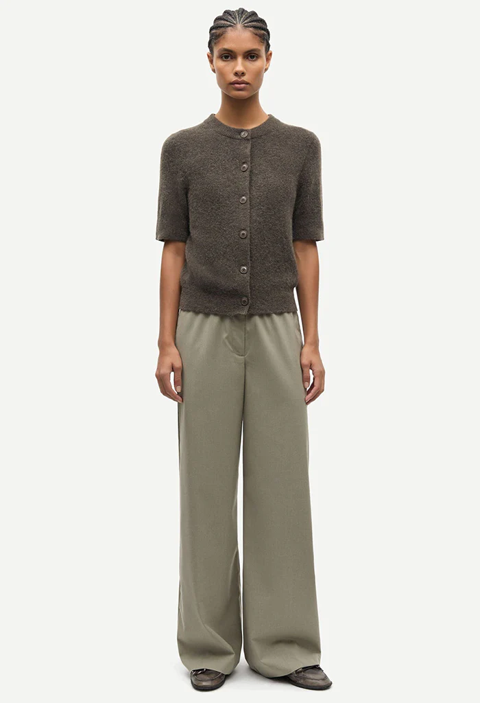 Sanoura SS Cardigan - Major Brown - Image 2