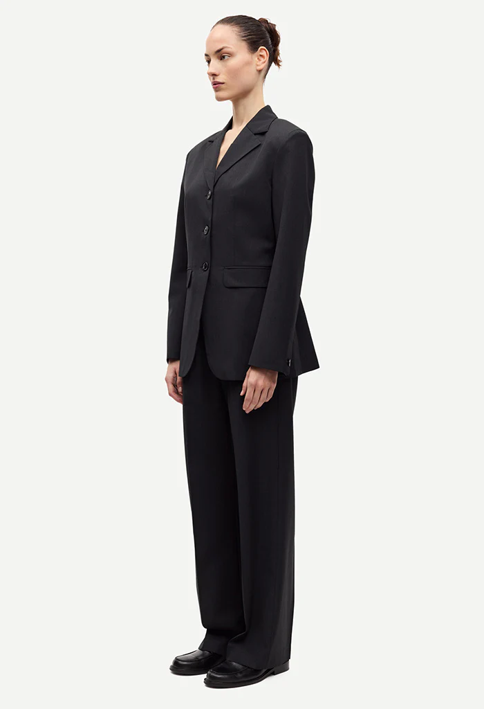 Satove Blazer - Black Melange - Image 4