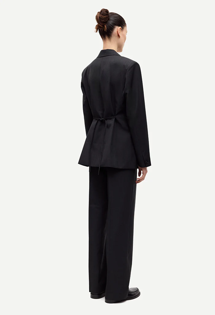 Satove Blazer - Black Melange - Image 5