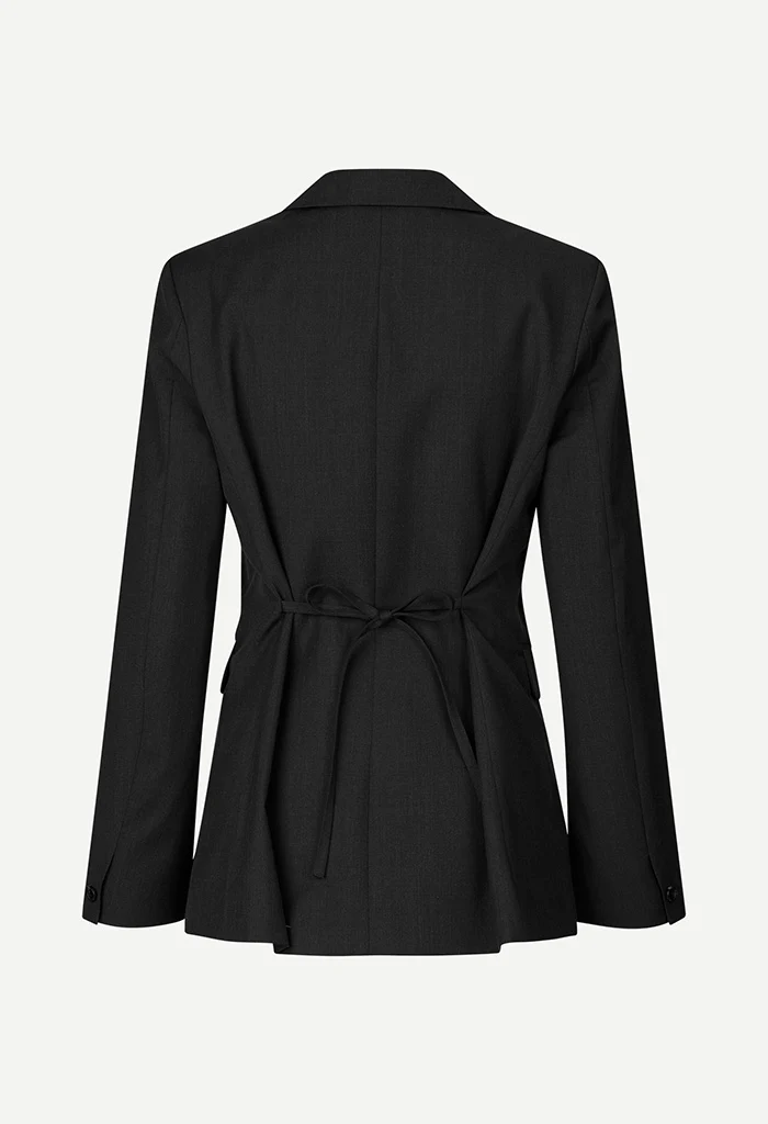 Satove Blazer - Black Melange - Image 7