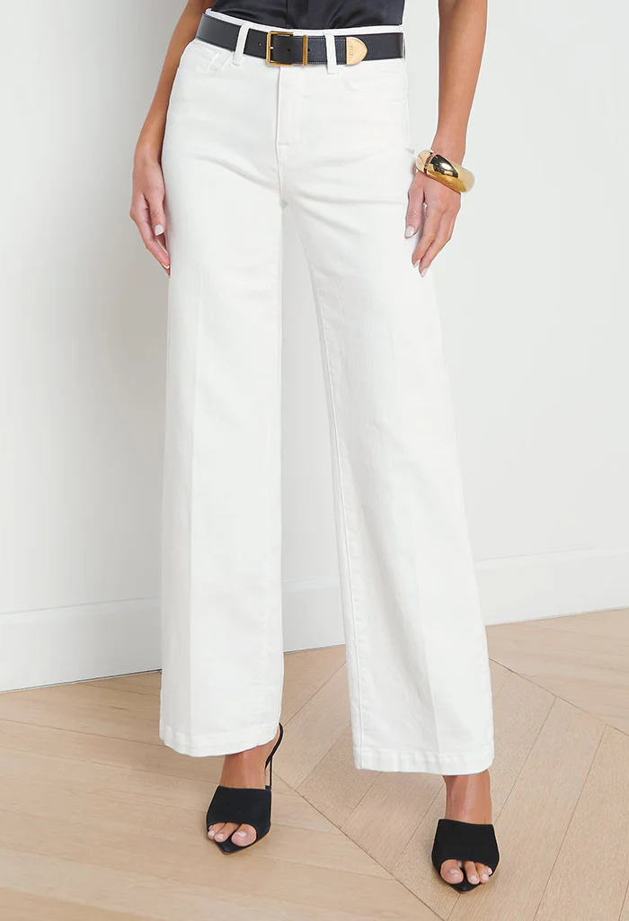 Scottie Wide-Leg Jean - Blanc - Image 3