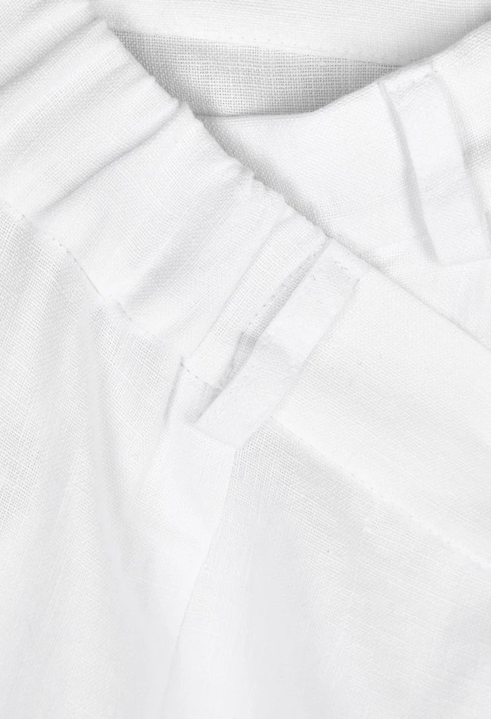 Selma Trousers Linen - White - Image 5