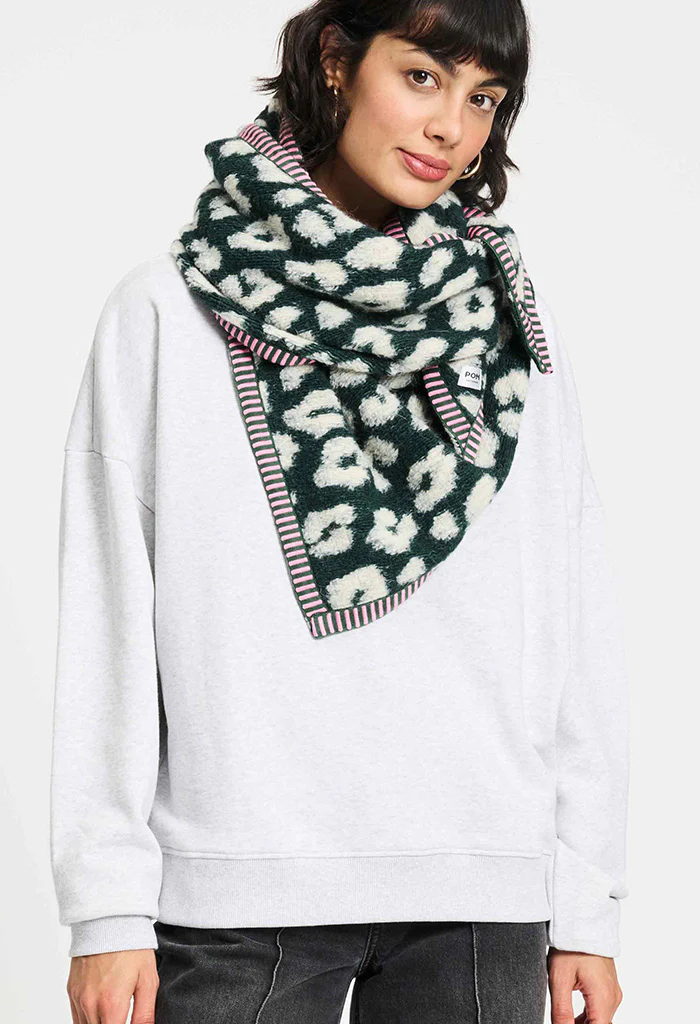 Shawl - Leopard Green - Image 2
