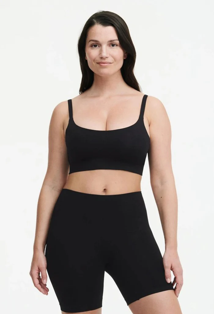 Smooth Comfort Shapewear Biker Shorts - Black - Image 5