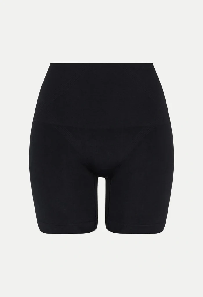 Smooth Comfort Shapewear Biker Shorts - Black - Image 7