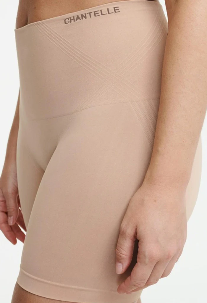 Smooth Comfort Shapewear Biker Shorts - Clay Nude - Image 4