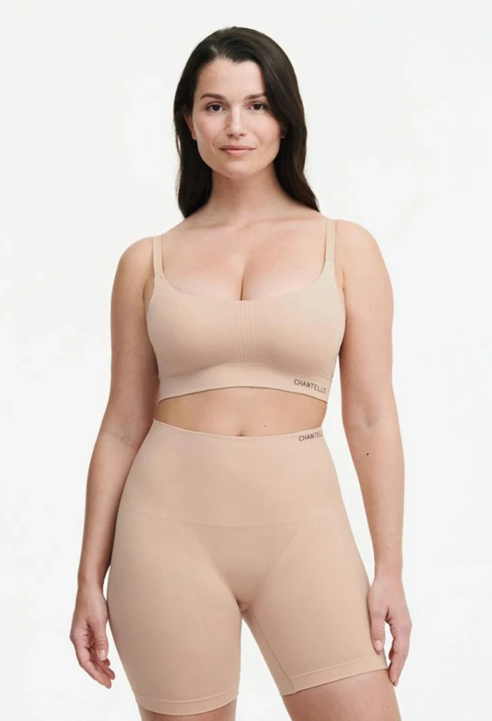 Smooth Comfort Shapewear Biker Shorts - Clay Nude - Image 5